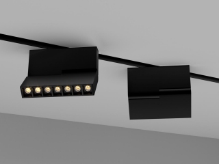 Поворотный механизм линейного трекового светильника позволяет наклонять корпус HOKASU OneLine LS zx в пределах 135° и 180°, направляя свет в нужную вам сторону.