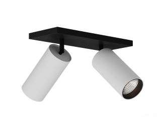 Накладной Светильник HOKASU Tube DUO (85-130/ral9003 – 40w/4090/15deg)
