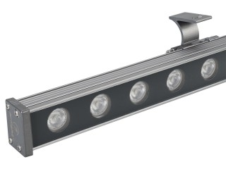 Светодиодный прожектор AR-LINE-1000M-24W-24V RGB (Grey, 30 deg, DMX512) (Arlight, Закрытый)