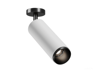 Накладной светильник HOKASU Tube ON Zoom (55-120/ral9003 – 10w/4090/12-50deg)
