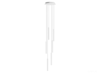 Подвесной светильник HOKASU Tube Cascade (40-320/ral9003 – 42w/3090/15deg)