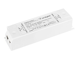 Блок питания ARV-SP-24060-PFC-A (24V, 2.5A, 60W) (Arlight, IP20 Пластик, 5 лет)