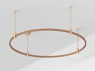 Основание ART-APRIORI-ROUND-ROD-400-R1200 (GD) (Arlight, IP20 Металл, 3 года)