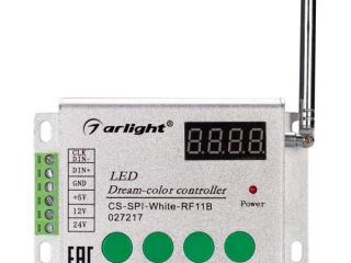 Контроллер CS-SPI-White-RF11B (5-24V, ПДУ 11кн) (Arlight, IP20 Металл, 1 год)