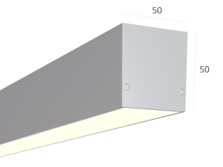 Линейный светильник HOKASU S50 U&amp;D (RAL9003/1250mm/LT70 — 4K/28W)