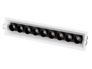 Светильник MS-ORIENT-BUILT-TURN-TC-S67x300-20W Warm3000 (WH-BK, 30 deg, 230V) (Arlight, IP20 Металл, 5 лет)