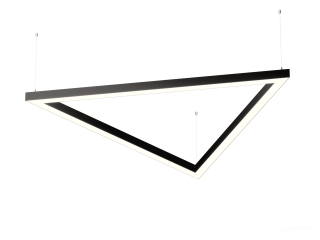 Светильник HOKASU Delta 35/40 (RAL9005/3x819/LT70 — 4K/55W)