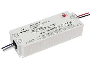 Блок питания ARJ-SP-40-PFC-DALI2-INS (40W, 9-48V, 0.5-0.85A) (Arlight, IP20 Пластик, 5 лет)