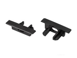 Заглушка для MIC-FS чёрная с отверстием (Arlight, Пластик)