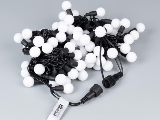 Светодиодная гирлянда ARD-BALL-CLASSIC-D23-20000-BLACK-160LED RGB (230V, 7W) (Ardecoled, IP65)