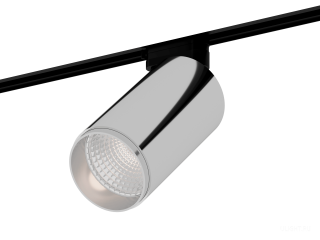 Трековый светильник HOKASU Tube Zoom TR4 (85-160/silver – 30w/4090/12-50deg)