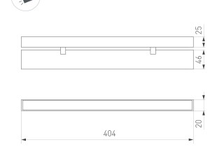 Светильник MAG-FLAT-FOLD-25-S400-12W Day4000 (WH, 100 deg, 24V) (Arlight, IP20 Металл, 5 лет)