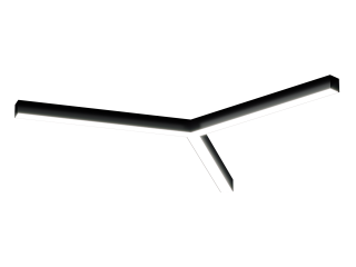 Светильник Звезда S50 (RAL9005/3x634mm/LT70 — 4K/40W)