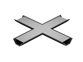 Соединительный элемент 100/40 IN (X/RAL9005)