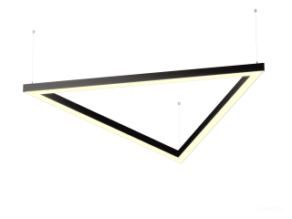 Светильник HOKASU Delta 35/40 (RAL9005/3x819/LT70 — 3K/55W)