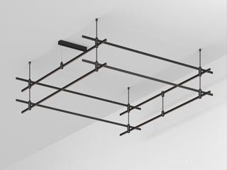 Основание ART-APRIORI-QUADRAT-2-ROD-400-2000x2000 (BK) (Arlight, IP20 Металл, 3 года)