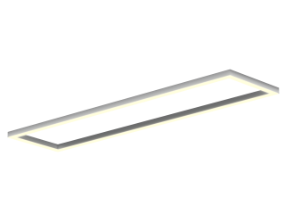 Светильник HOKASU Frame 35/40 (RAL9003/2498x617mm/LT70 — 3K/130W)