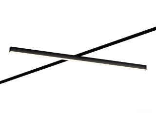 Трековый светильник HOKASU S50 TR2 (RAL9005/1250mm/LT70 — 4K/48W)