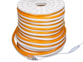 Гибкий неон ARL-CF2835-Classic-220V Yellow (26x15mm) (Arlight, 8 Вт/м, IP65)