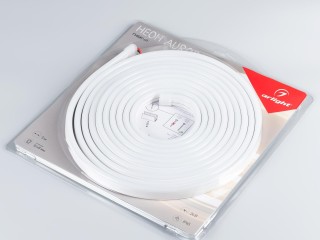 Лента герметичная AURORA-PS-A120-16x8mm 24V Yellow (10 W/m, IP65, 2835, 5m) (Arlight, Силикон)