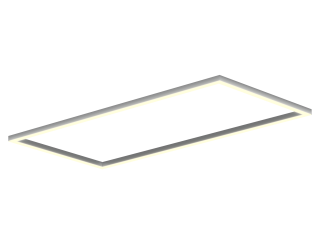 Светильник Рамка S50 (RAL9003/2498x1219mm/LT70 — 3K/156W)