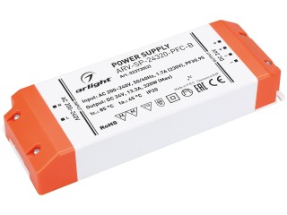 Блок питания ARV-SP-24320-PFC-B (24V, 13.3A, 320W) (Arlight, IP20 Пластик, 5 лет)