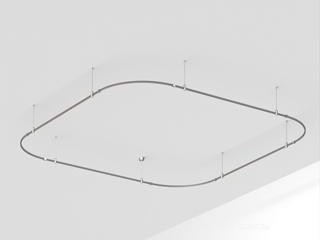 Основание ART-APRIORI-QUADRAT-SOFT-ROD-400-3500x3500 (TN) (Arlight, IP20 Металл, 3 года)