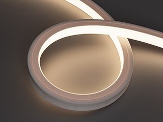 Лента герметичная NOVA-TOP-PU-A120-16x15mm 24V Warm3500 (10 W/m, IP68, 1m, wire x1) (Arlight, Полиуретан)