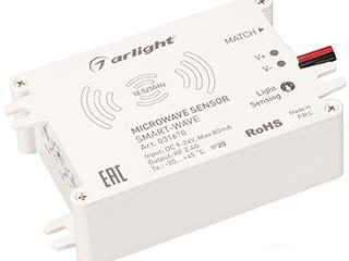 Выключатель SMART-WAVE (9-24V, 2.4G) (Arlight, IP20 Пластик, 5 лет)
