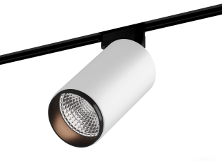 Трековый светильник HOKASU Tube Zoom TR4 (85-160/ral9003 – 30w/4090/12-50deg)