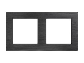 Рамка алюминиевая FRM-PRESTO-ALS-2-BK (Arlight, -)