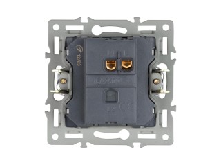 Механизм выключателя одноклавишный непроходной SWT-MK01-PL-BK (250V, 16A) (Arlight, -)