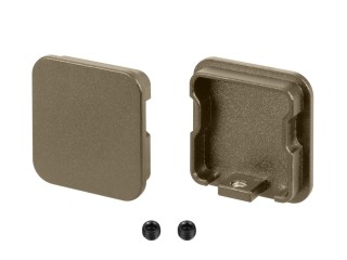 Заглушка LINE-D-3030 SQUARE OLIVE GREY (Arlight, Металл)