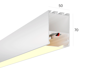 Линейный светильник HOKASU 50/70 noPS (RAL9003/500mm/LT70 — 3K/11W)