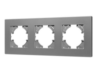 Рамка пластиковая FRM-PERIO-PL-3-GR (Arlight, -)