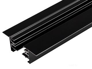Трек LGD-2TR-TRACK-F-2000-BK-M (C) (Arlight, IP20 Металл, 3 года)