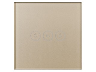 Выключатель сенсорный SWT-OMALI-S03-ZB-GD (250V, 10A, Zigbee) (Arlight, Стекло)