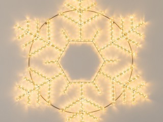 Фигура ARD-SNOWFLAKE-M10-1000x900-504LED Warm (230V, 31W) (Ardecoled, IP65)