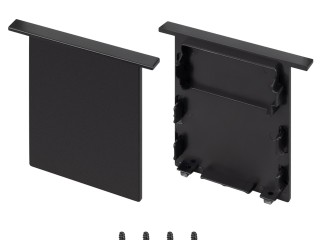 Заглушка SL-LINIA52-3L-F-MIDDLE BLACK глухая (Arlight, Пластик)