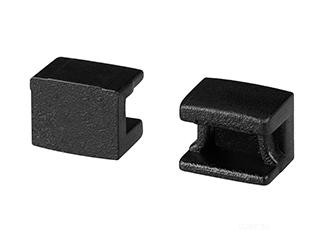 Заглушка PLINTUS-FANTOM BLACK глухая (Arlight, Пластик)