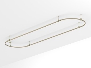 Основание ART-APRIORI-OVAL-ROD-200-4000x1000 (OG) (Arlight, IP20 Металл, 3 года)