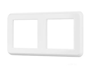 Рамка пластиковая FRM-VERSA-PL-2-WH (Arlight, -)