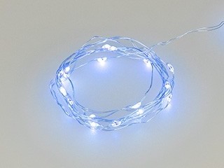 Светодиодная гирлянда ARD-DEW-HOME-2000-CLEAR-20LED-STD Blue (1.5V, Battery Pack, Cork) (Ardecoled, IP20)