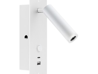 Светильник SP-BED-CHARGE-BUILT-S80x230-3W Warm3000 (WH, 20 deg, 230V, USB-A, USB-C) (Arlight, IP20 Металл, 3 года)