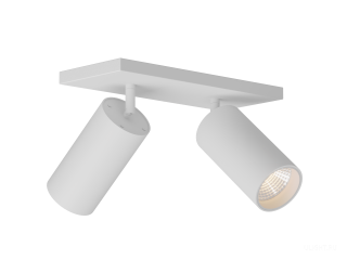 Накладной Светильник HOKASU Tube DUO (85-130/ral9003 – 40w/4090/15deg)