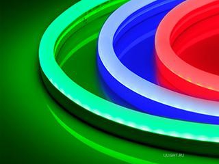 Гибкий неон ARL-NEON-2617-SIDE 230V RGB (Arlight, 8 Вт/м, IP65)