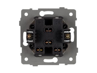 Механизм выключателя двухклавишный непроходной SWT-MK02-PL-BK-V (250V, 10A) (Arlight, -)