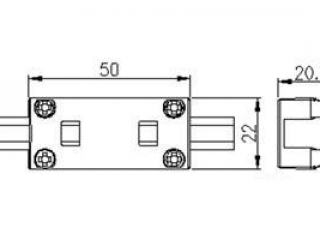 Соединитель прямой ARL-CLEAR-Mini-Line (16x8mm) (Arlight, Металл)