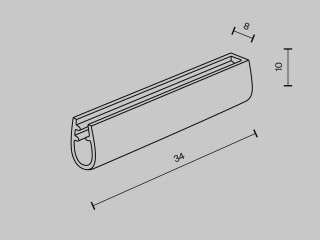 Комплектующие для текстильной подвесной системы Technical TRA130BEC-B