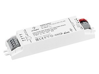 Блок питания ARJ-SP-36-PFC-DALI2-NFC-PD-WR (36W, 3-50V, 0.15-0.9A) (Arlight, IP20 Пластик, 5 лет)